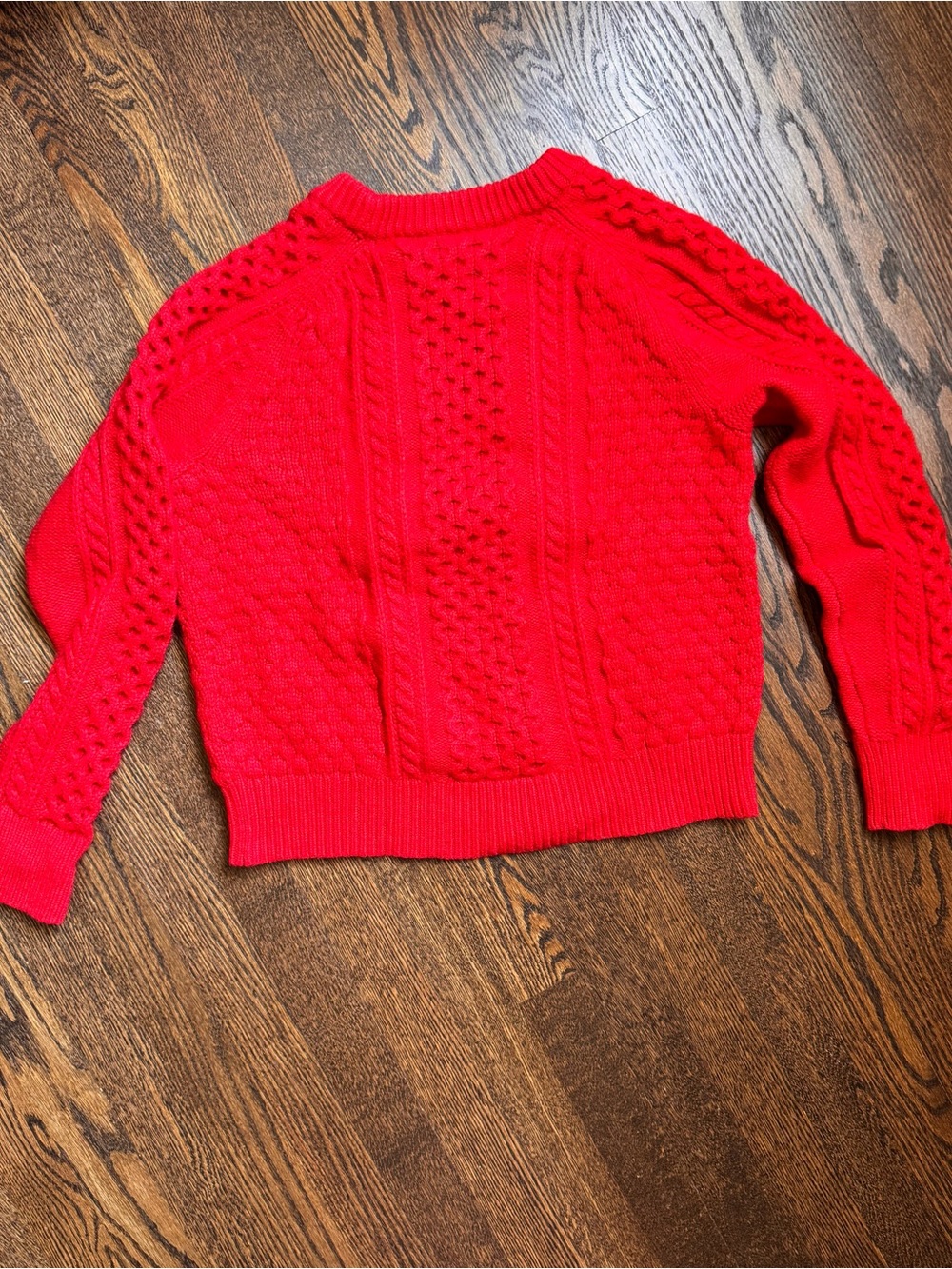 J. Crew Wo Blend Cable Knit Sweater - Picture 2 of 4